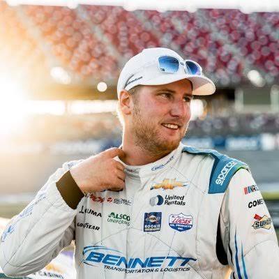 Austin Hill navigates through the last-lap mayhem to secure victory at Martinsville.